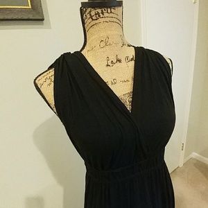 Loft black maxi dress